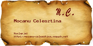 Mocanu Celesztina névjegykártya